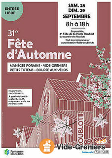 Photo de l'événement Fête d'Automne, vide-greniers, animations, manèges...