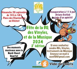 Photo de l'événement Fête de la BD, des Vinyles et des instruments de musique.