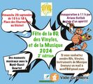 Fête de la BD, des Vinyles et des instruments de musique.