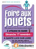 Foire aux jeux, jouets, livres... vente solidaire