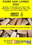 Foire aux livres Amnesty international