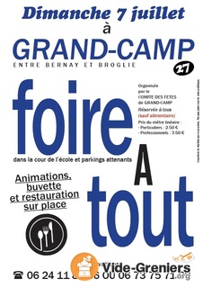 Photo de l'événement Foire a tout de grand-camp