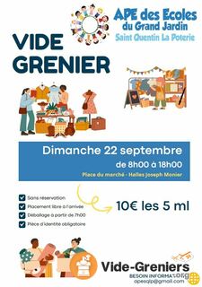 Photo de l'événement Grand Vide Grenier des écoles publiques