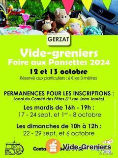 Photo de l'événement Grand vide grenier pour la Foire aux Pansettes 2024