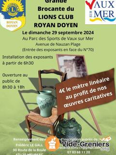 Photo de l'événement Grande Brocante Lions Club Royan Doyen à Vaux sur Mer