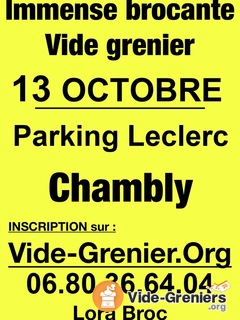 Photo de l'événement Immense Brocante- Vide grenier Parking Leclerc Chambly