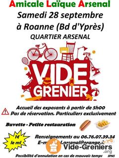 Photo de l'événement L'Amicale Laïque Arsenal organise son Vide-Grenier