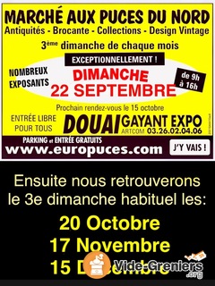 Photo de l'événement Marché aux Puces du Nord à Gayant Expo DOUAI