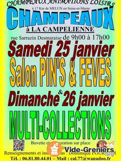 Photo de l'événement Salon du Pin’s et Fève du 25 janvier 2025 à CHAMPEAUX (77)