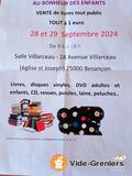 Photo Vente de livres, disques, DVD, CD, puzzles... TOUT A 1 EURO à Besançon