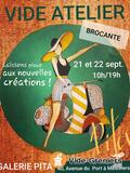 Vide atelier d'artiste brocante