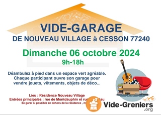 Photo de l'événement Vide garage de Nouveau Village