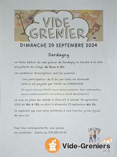 Photo de l'événement Vide grenier (29 septembre 2024 ) dimanche