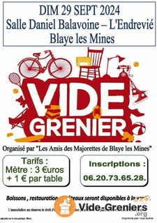 Photo de l'événement Vide Grenier Les Amis de Majorettes de Blaye-les-Mines