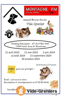 Photo de l'événement Vide grenier Animal Rescue Savoie - 3ème édition