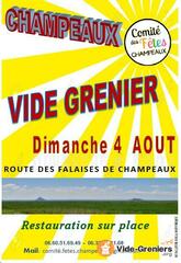 Photo de l'événement Vide grenier annuel de Champeaux