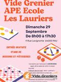 Vide grenier APE Ecole Des Lauriers