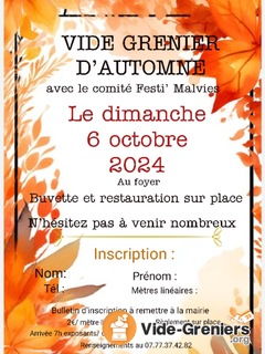 Photo de l'événement Vide grenier d’automne