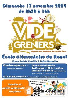 Photo de l'événement Vide grenier d'automne des écoles du Rouet