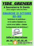 Photo Vide grenier d'automne-hiver à Sauveterre-Saint-Denis