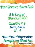 Vide Grenier, Barn Sale