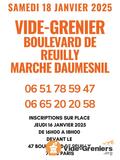 Vide-grenier Boulevard de Reuilly - Zone marché Daumesnil