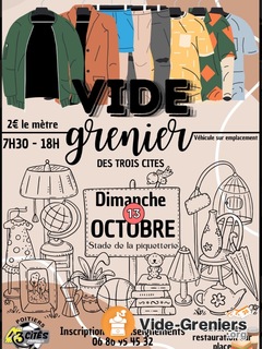 Photo de l'événement Vide grenier brocante - trois cités