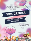 Photo Vide grenier du collège Jean Jacques Rousseau à Argenteuil