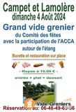 Vide grenier du comité des fetes