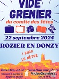 Photo Vide grenier du comité de fêtes à Rozier-en-Donzy