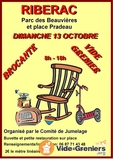 Vide grenier du comité de jumelage RIBERAC - RIETBERG