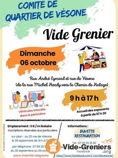 Photo de l'événement Vide grenier du comite de quartier de vesone