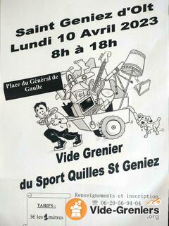 Photo de l'événement Vide grenier du sport quilles de st geniez