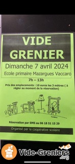 Photo de l'événement Vide grenier École Mazargues vaccaro