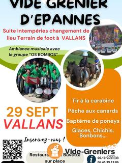 Photo de l'événement VIDE GRENIER EPANNES - (suite intempéries déplacé à VALLANS)