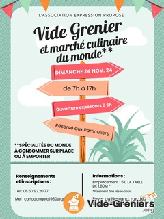 Photo de l'événement Vide grenier et marché culinaire du monde