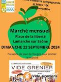 Photo Vide grenier et marché mensuel à Lamarche-sur-Saône