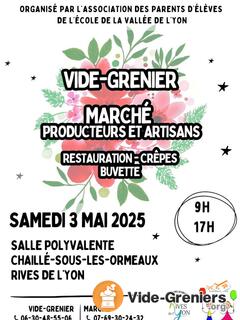 Photo de l'événement Vide-grenier et marché de producteurs et artisans