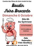 Vide grenier et vente de boudin