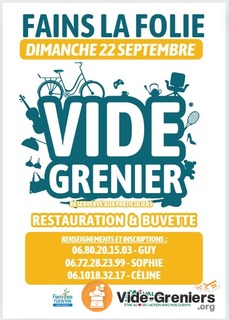 Photo de l'événement Vide grenier à Fains la Folie