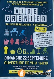 Photo de l'événement Vide grenier de l'amicale du personnel communal de versonnex