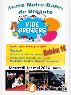 Photo de l'événement Vide grenier de l’apel de l’école Notre Dame