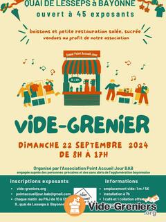 Photo de l'événement Vide-grenier de l'association Point Accueil Jour BAB (PAJ )