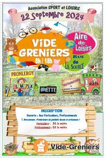 Photo de l'événement Vide grenier de l'association sports et loisirs de pronleroy