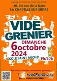 Photo Vide grenier de l'école Saint Michel à la chapelle sur erdre à La Chapelle-sur-Erdre