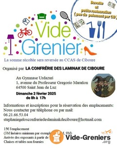 Photo de l'événement Vide grenier de la Confrérie des Laminak de Ciboure