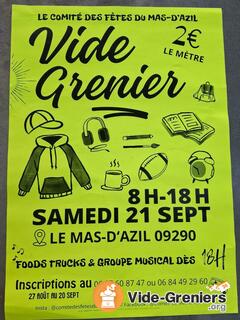 Photo de l'événement Vide grenier Le Mas d'Azil