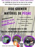 Vide grenier matériel de pêche