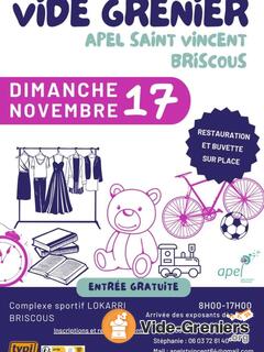 Photo de l'événement Vide grenier organise par l apel st vincent de briscous