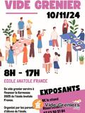 Photo Vide grenier des parents d'élèves de l'école Anatole France à Grenoble